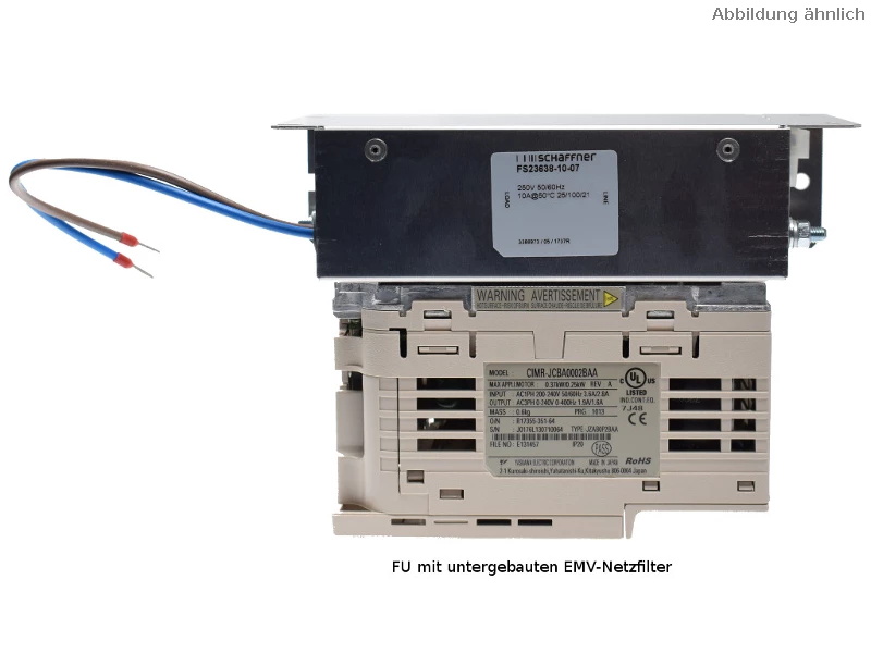 Convertidor de frecuencia J1000 CIMR-JC4A0005BAA
