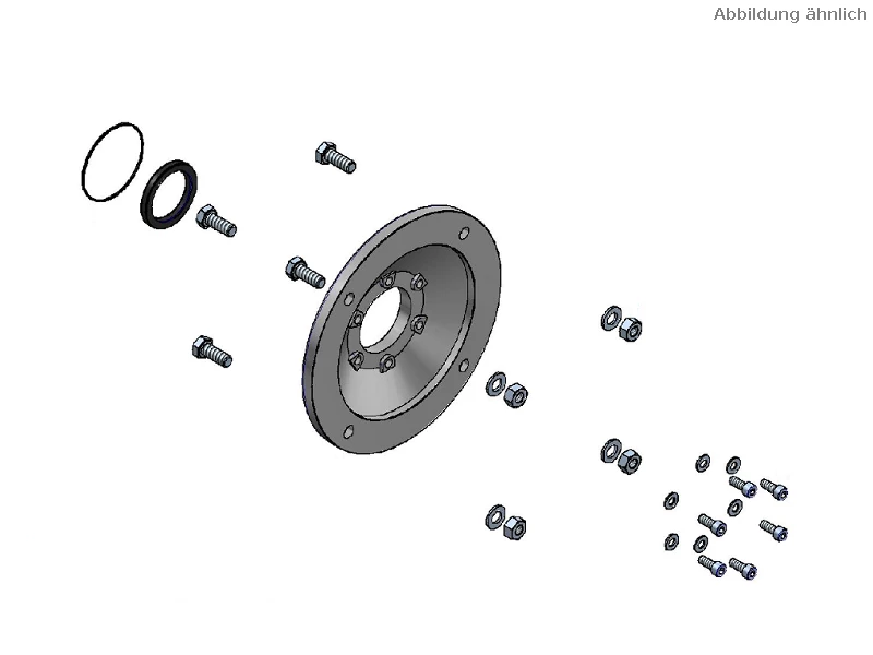 Vstupn&iacute; p&rcaron;&iacute;ruba pro motor IEC KM154044