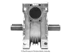 BM85FB02C0-MB3-0 Schneckengetriebe ohne Motor(f�r IEC - Anbau)