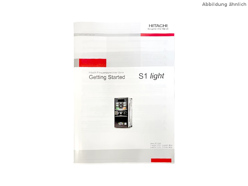 Instrucciones de puesta en servicio en versi�n impresa  HB-S1 light